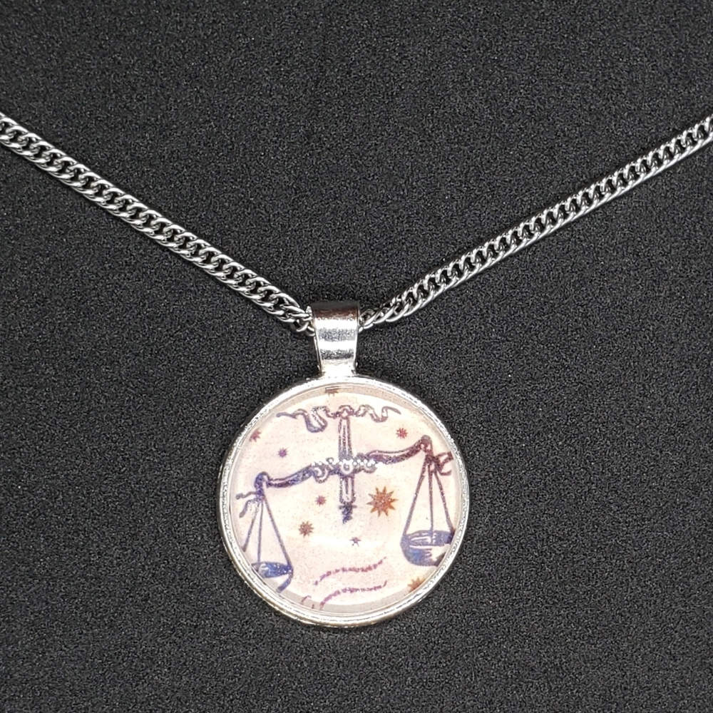 Libra Zodiac Pendant